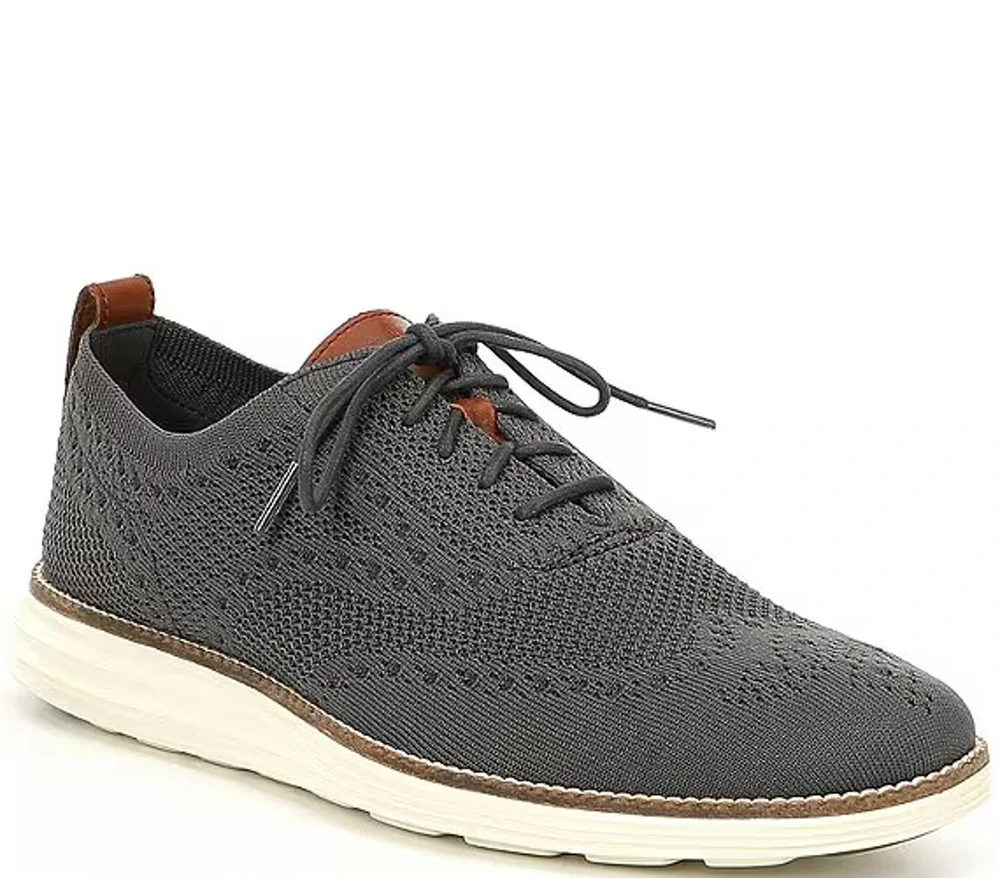 Cole Haan Men's Original Grand Knit Wingtip Oxfords Size 8